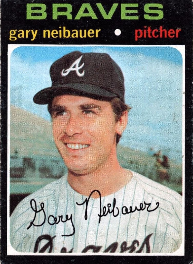 Gary Neibauer 1971 topps Topps