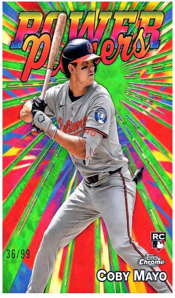 Coby Mayo 2025 bowman Chrome