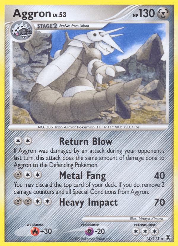 Aggron 2009 Pokemon Rising Rivals