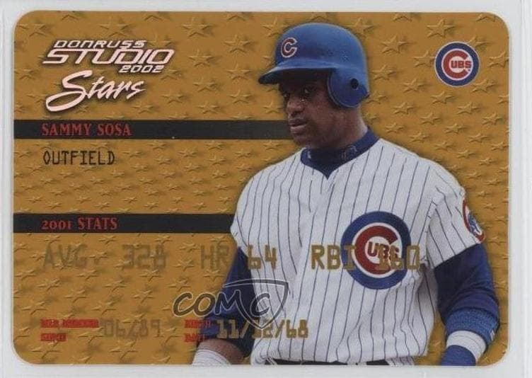 Sammy Sosa 2002 panini