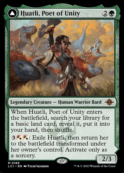 Huatli, Poet of Unity // Roar of the Fifth People #189
