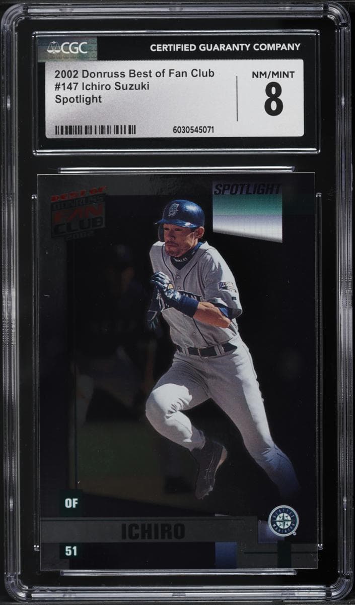 Ichiro 2002 panini Donruss Best of Fan Club