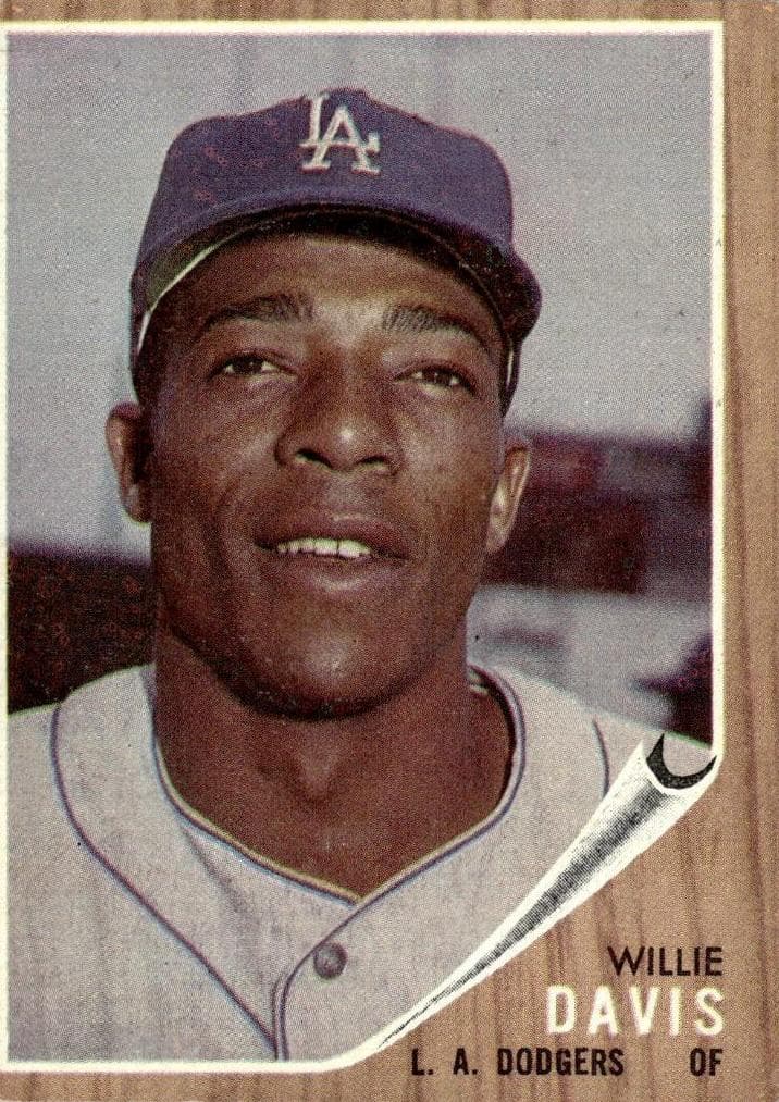 Willie Davis 1962 topps Topps