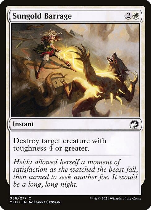 Sungold Barrage #36