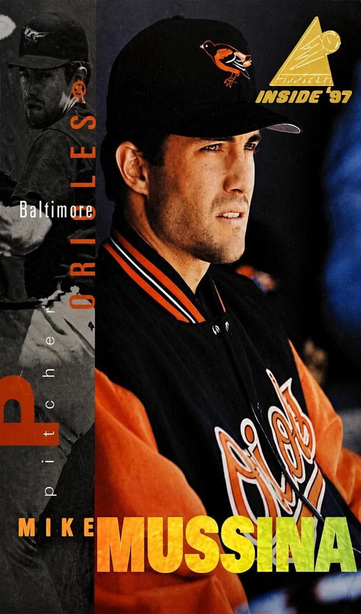 Mike Mussina 1997 unknown Pinnacle Inside