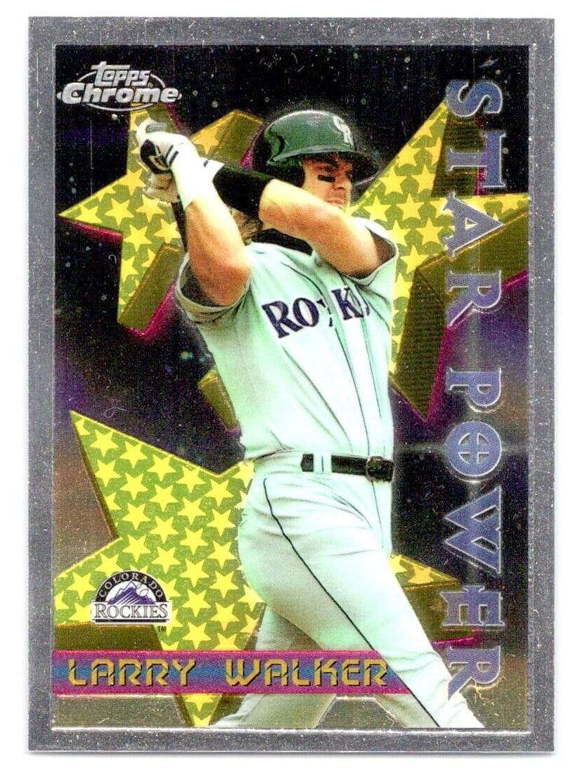 Larry Walker 1996 topps Topps Chrome