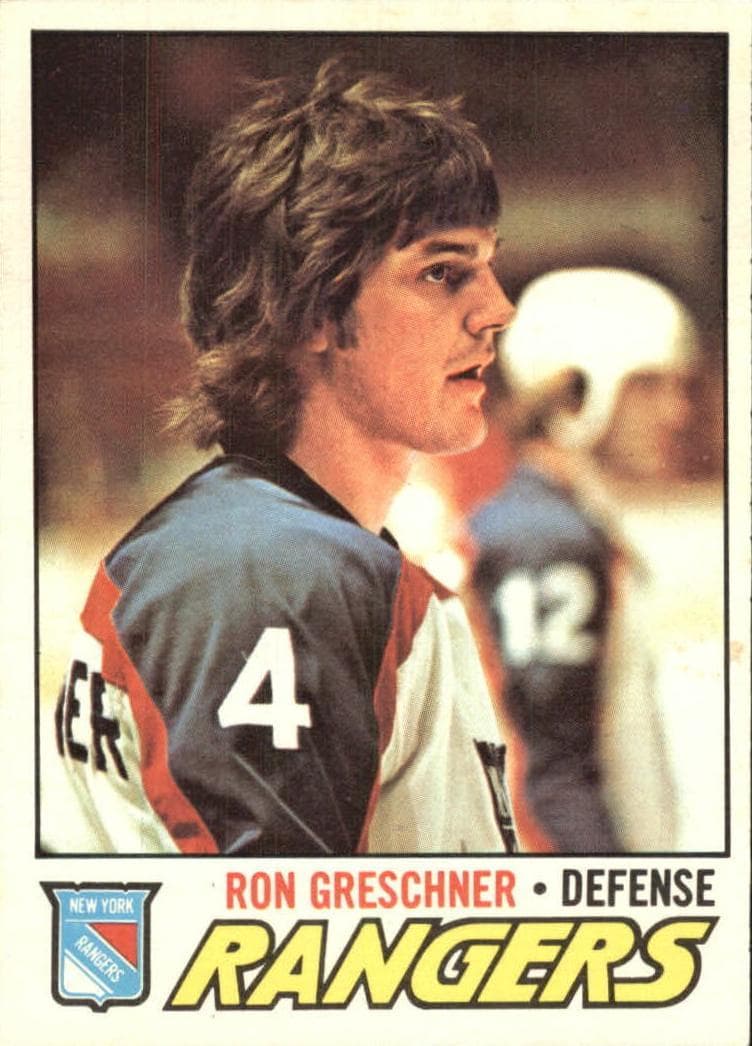 Ron Greschner 1977 topps O-Pee-Chee