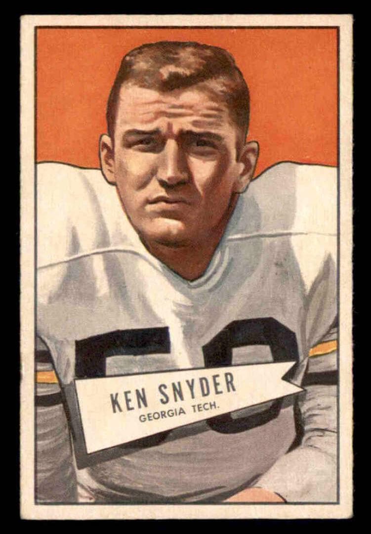Ken Snyder 1952 bowman Bowman Small