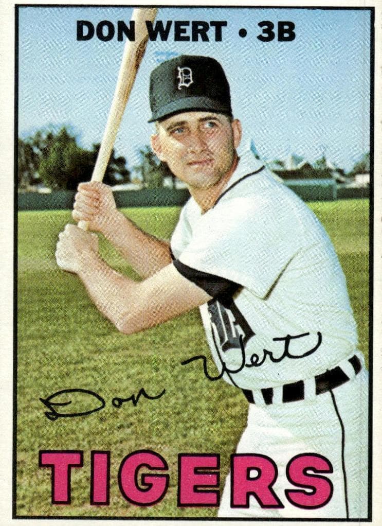 Don Wert 1967 topps Topps