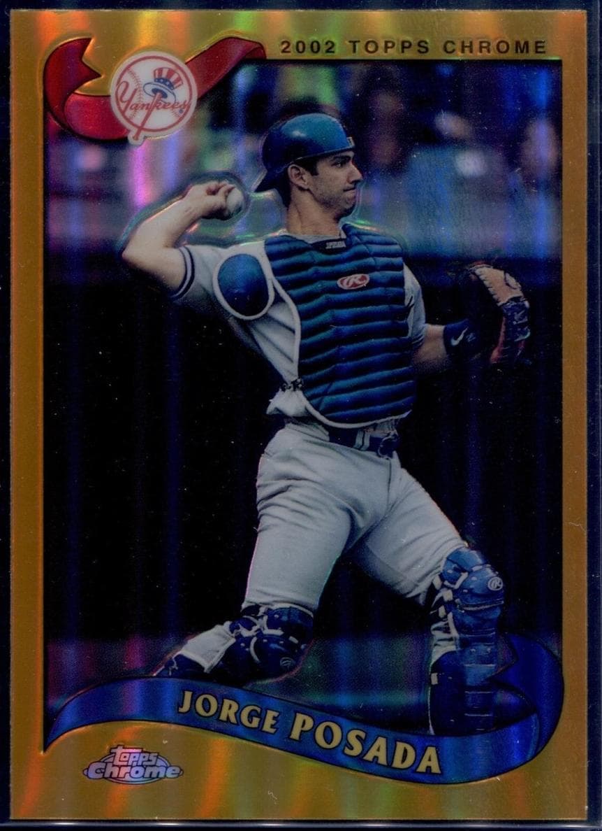 Jorge Posada 2002 topps Topps Chrome