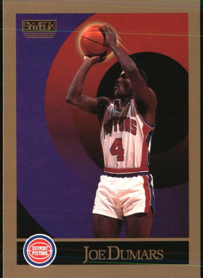 Joe Dumars 1990 fleer SkyBox