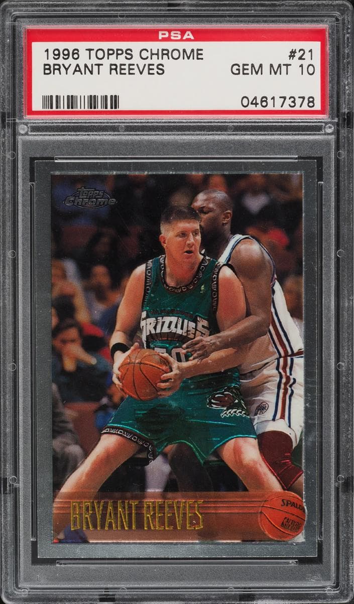 Bryant Reeves 1996 topps Chrome