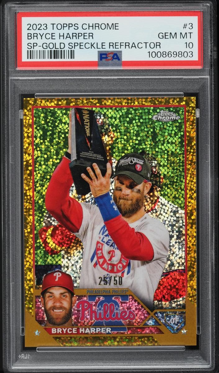 Bryce Harper 2023 topps Topps Chrome