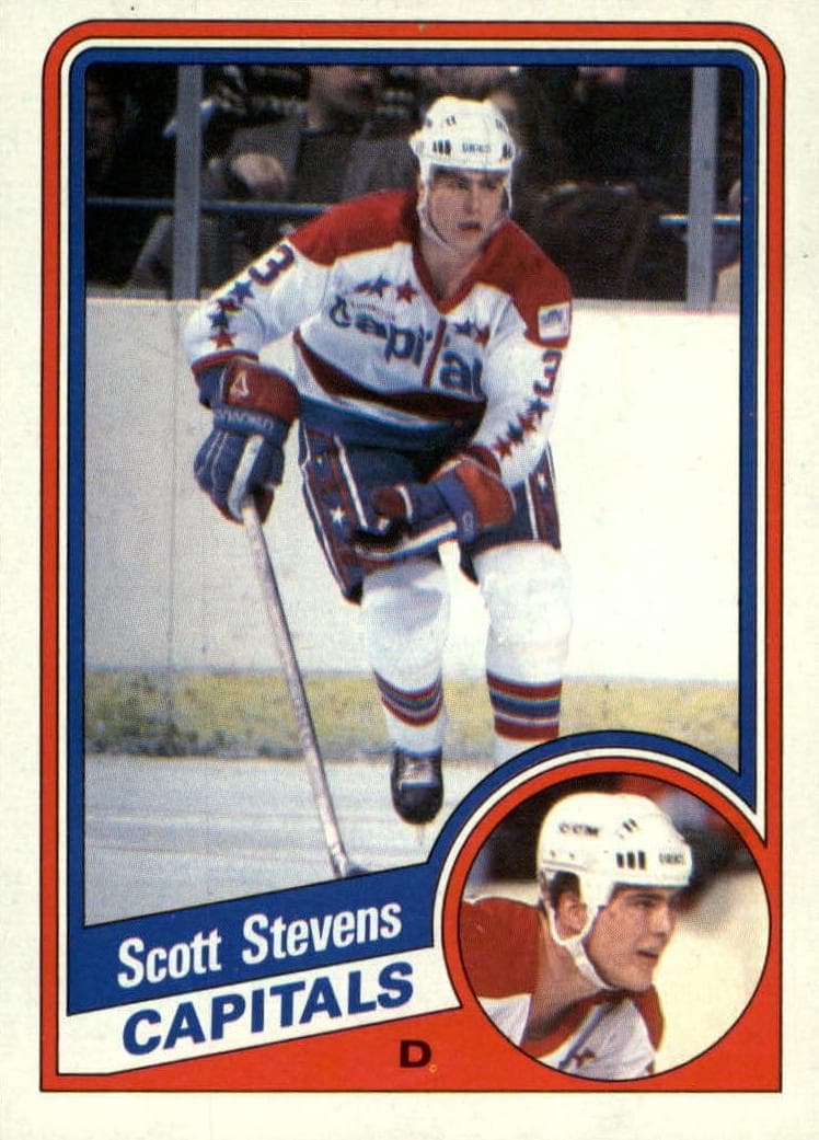 Scott Stevens 1984 topps Topps