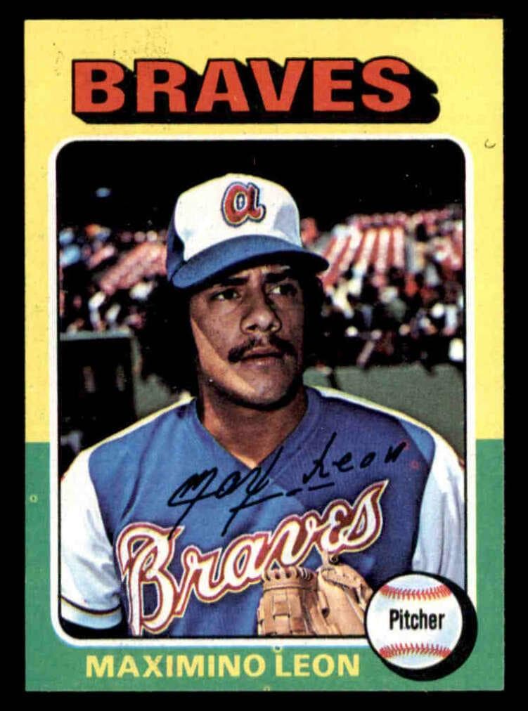 Maximino Leon 1975 topps Topps