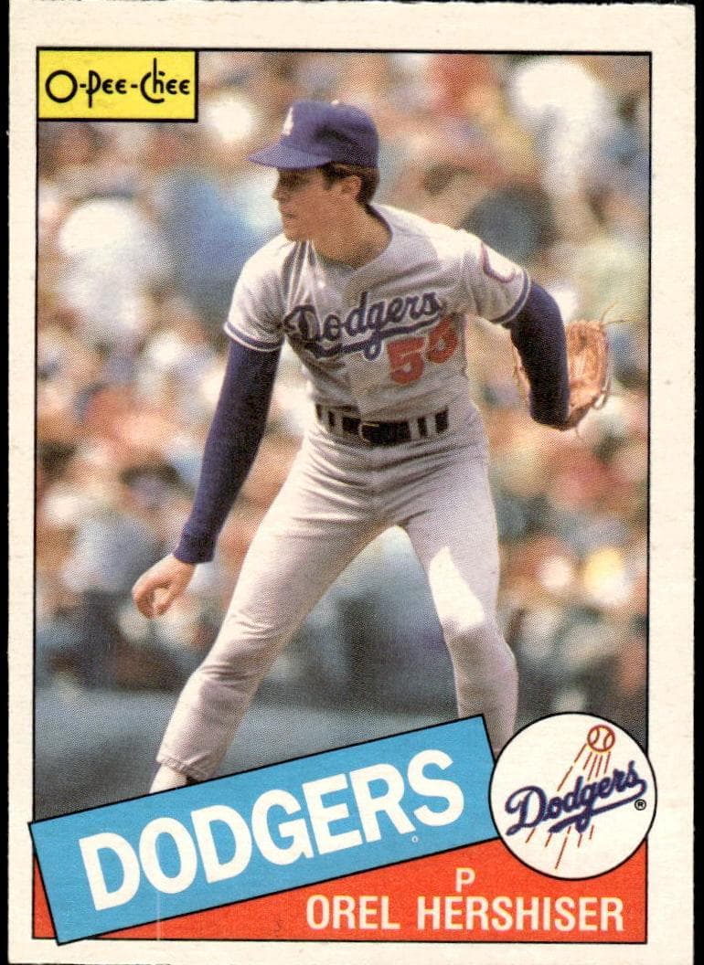 Orel Hershiser 1985 o-pee-chee