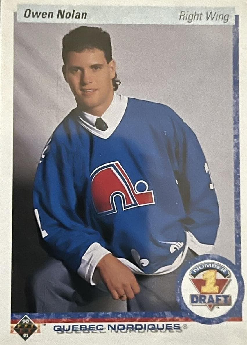 Owen Nolan 1990 upper-deck Upper Deck