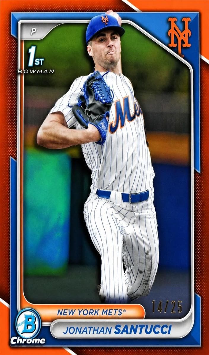 Jonathan Santucci 2024 bowman Bowman Draft Chrome