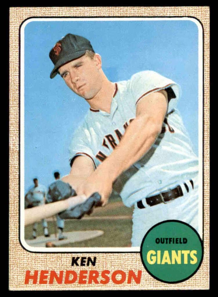 Ken Henderson 1968 topps Topps