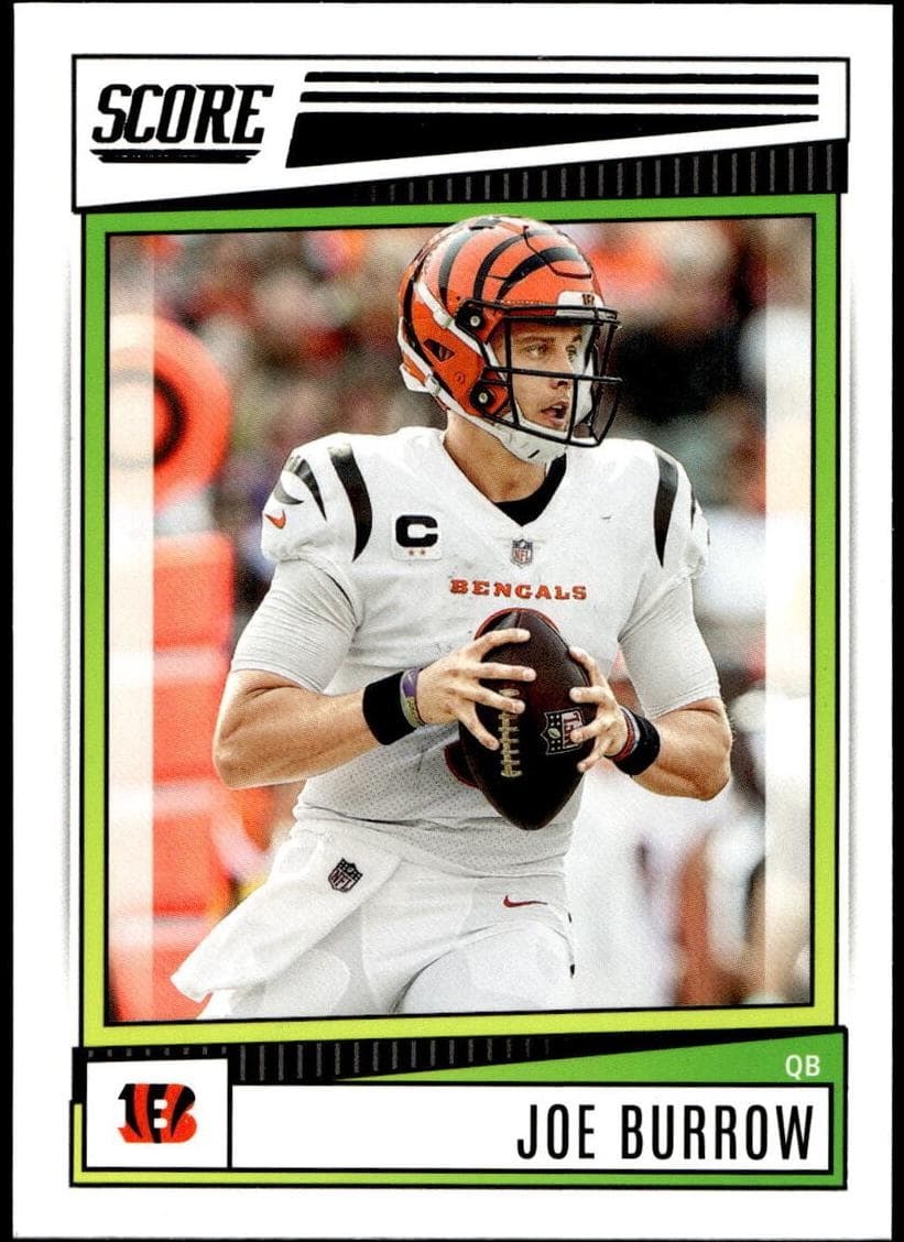 Joe Burrow 2022 Score auto card