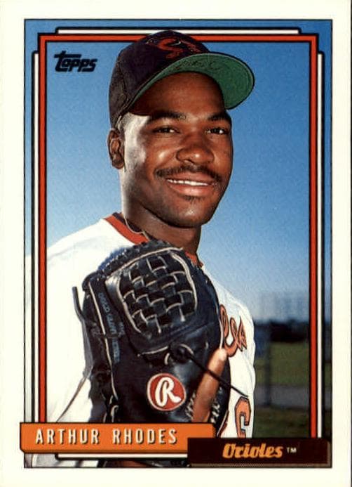Arthur Rhodes 1992 topps Topps
