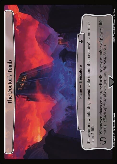 The Doctor's Tomb 2023 Magic: The Gathering Doctor Who