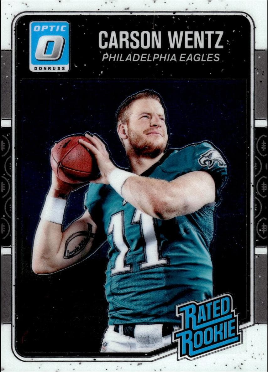 Carson Wentz trading card