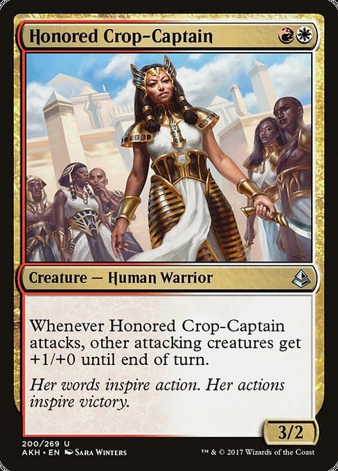 Honored Crop-Captain 2017 Magic: The Gathering Amonkhet