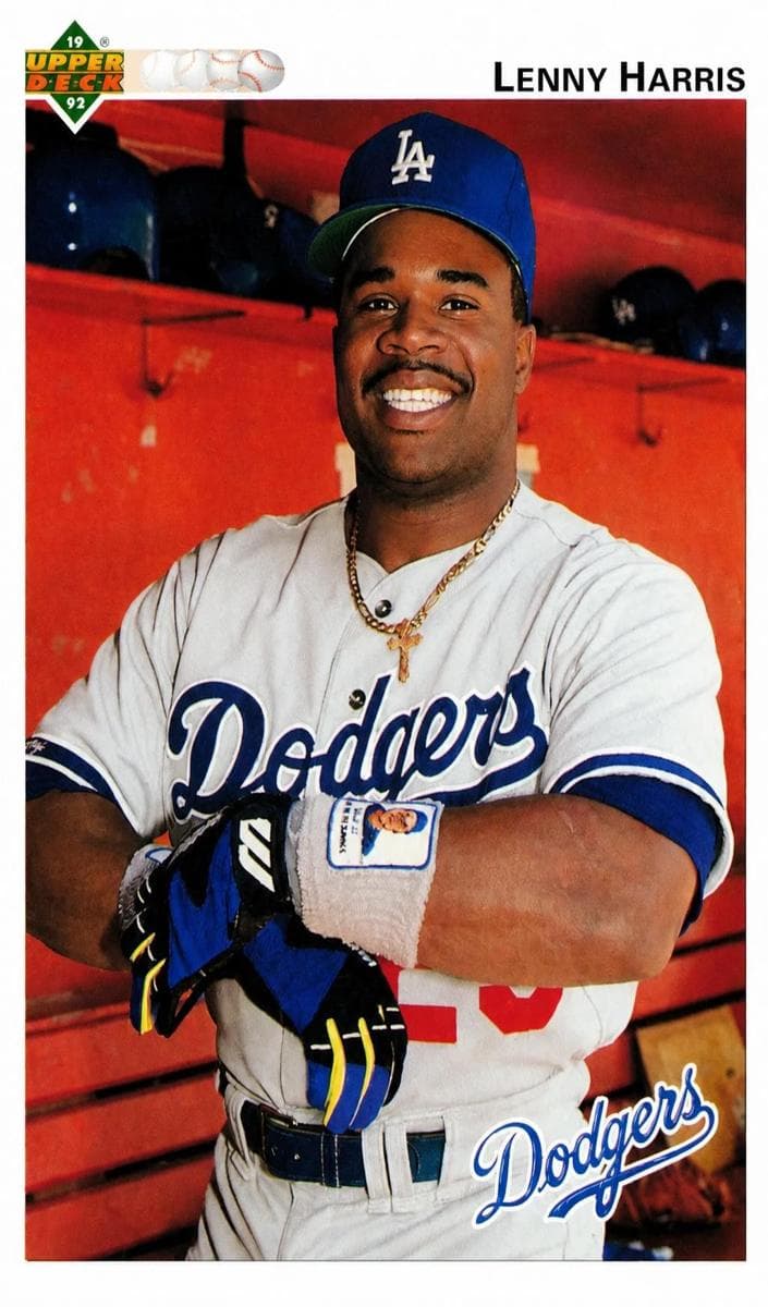 Lenny Harris 1992 upper-deck Upper Deck
