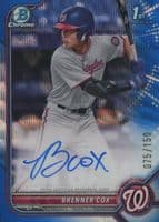 Brenner Cox trading card