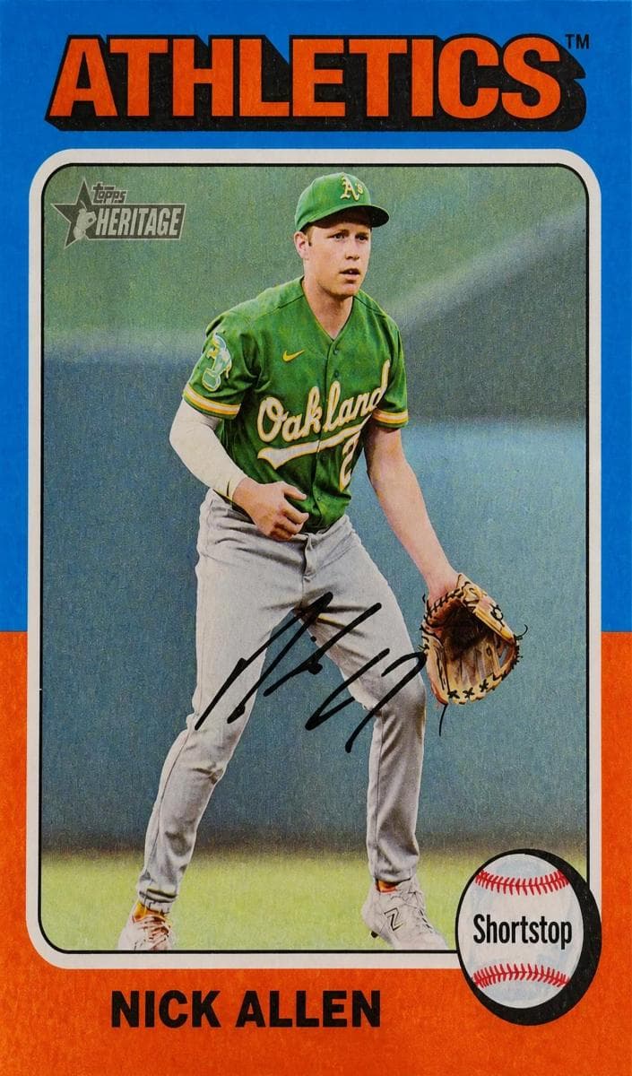 Nick Allen trading card