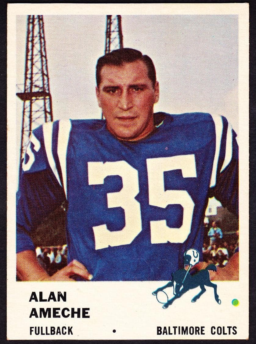 Alan Ameche 1961 fleer