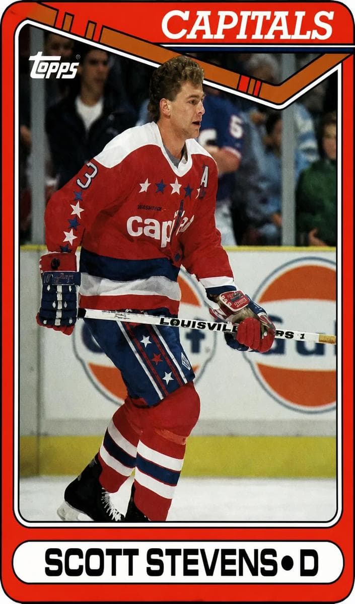 Scott Stevens 1990 topps Topps