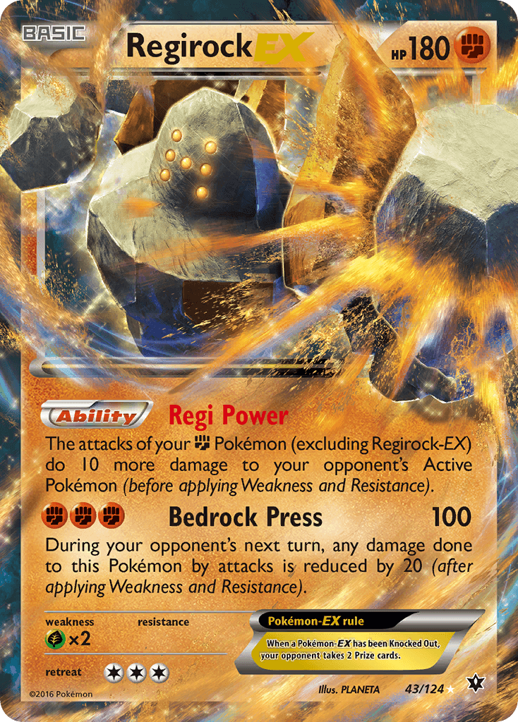 Regirock EX 2016 Pokemon