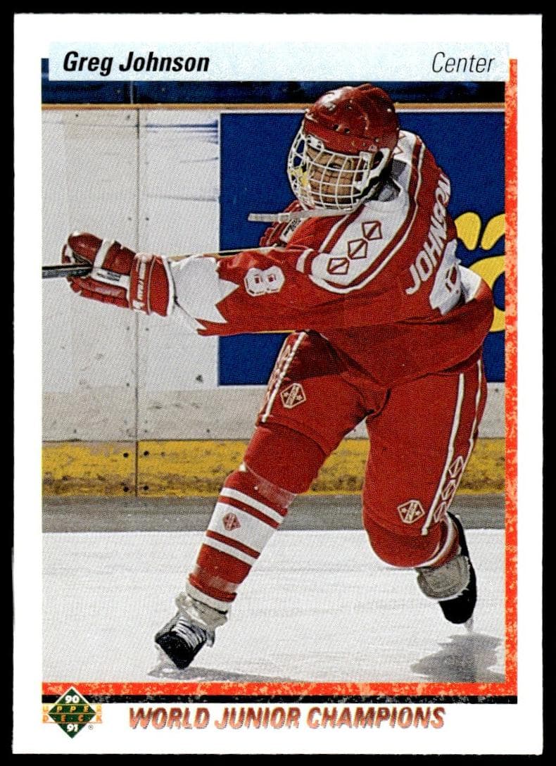Greg Johnson trading card