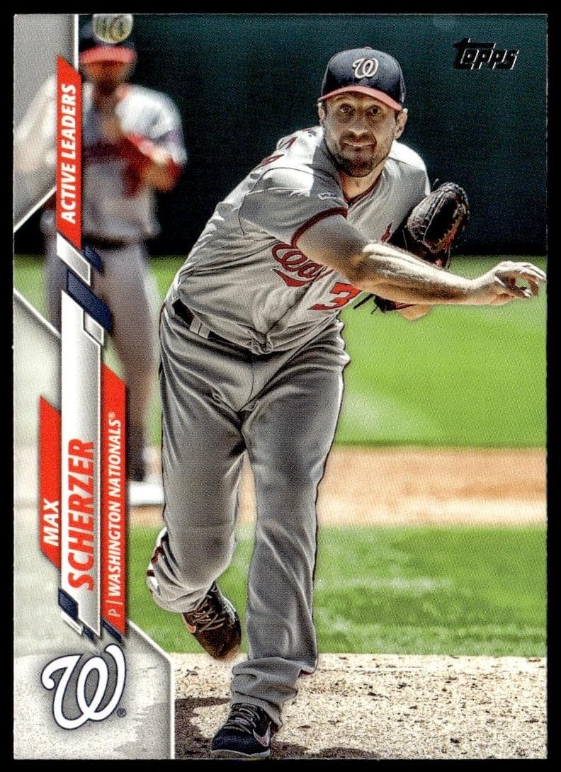 Max Scherzer 2020 topps Topps Update