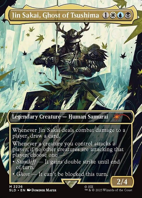 Jin Sakai, Ghost Of Tsushima 2019 Magic: The Gathering Secret Lair Drop