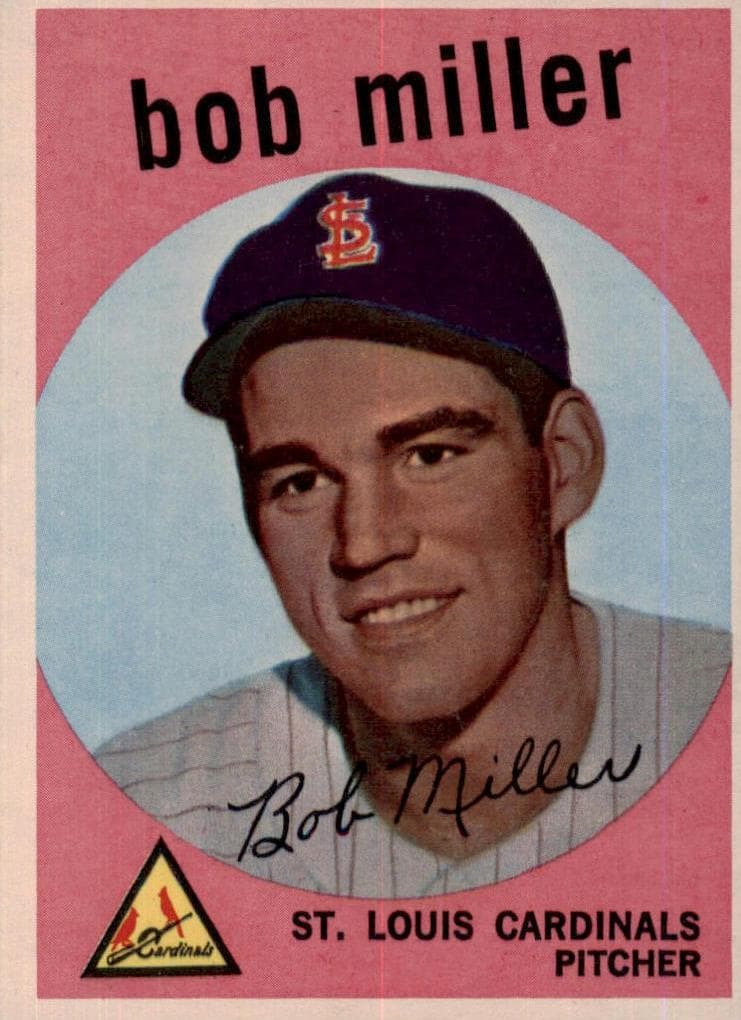 Bob Miller 1959 topps Topps