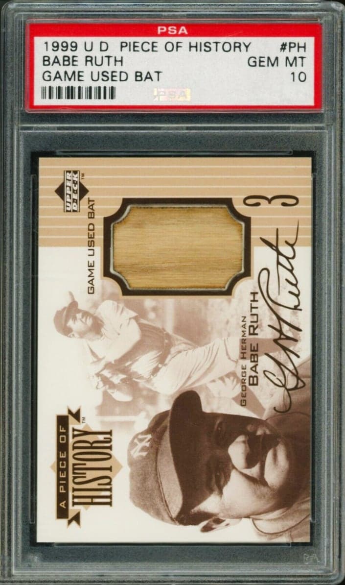 Babe Ruth 1999 upper-deck Upper Deck