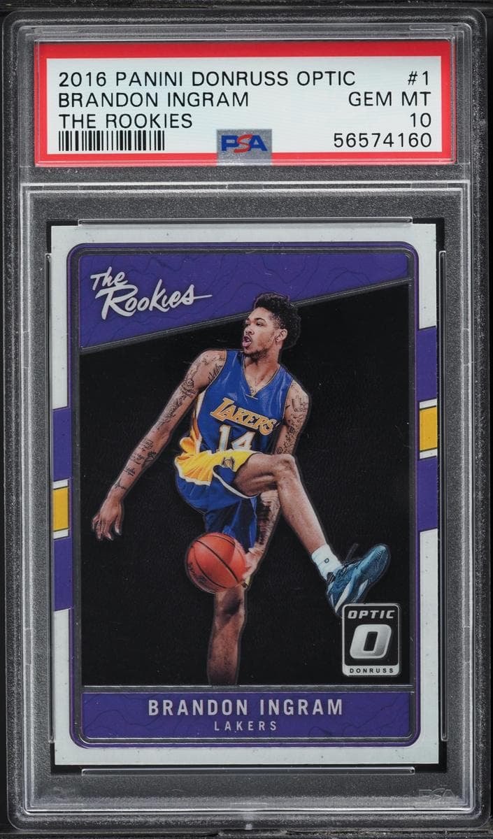 Brandon Ingram 2016 panini Donruss Optic