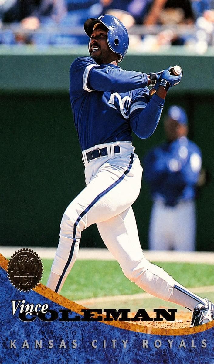 Vince Coleman 1994 leaf Leaf