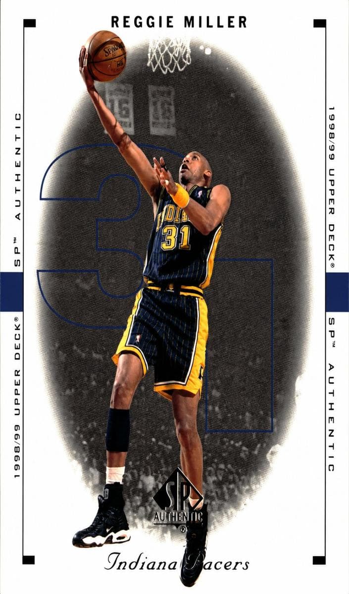 Reggie Miller 1998 unknown SP Authentic