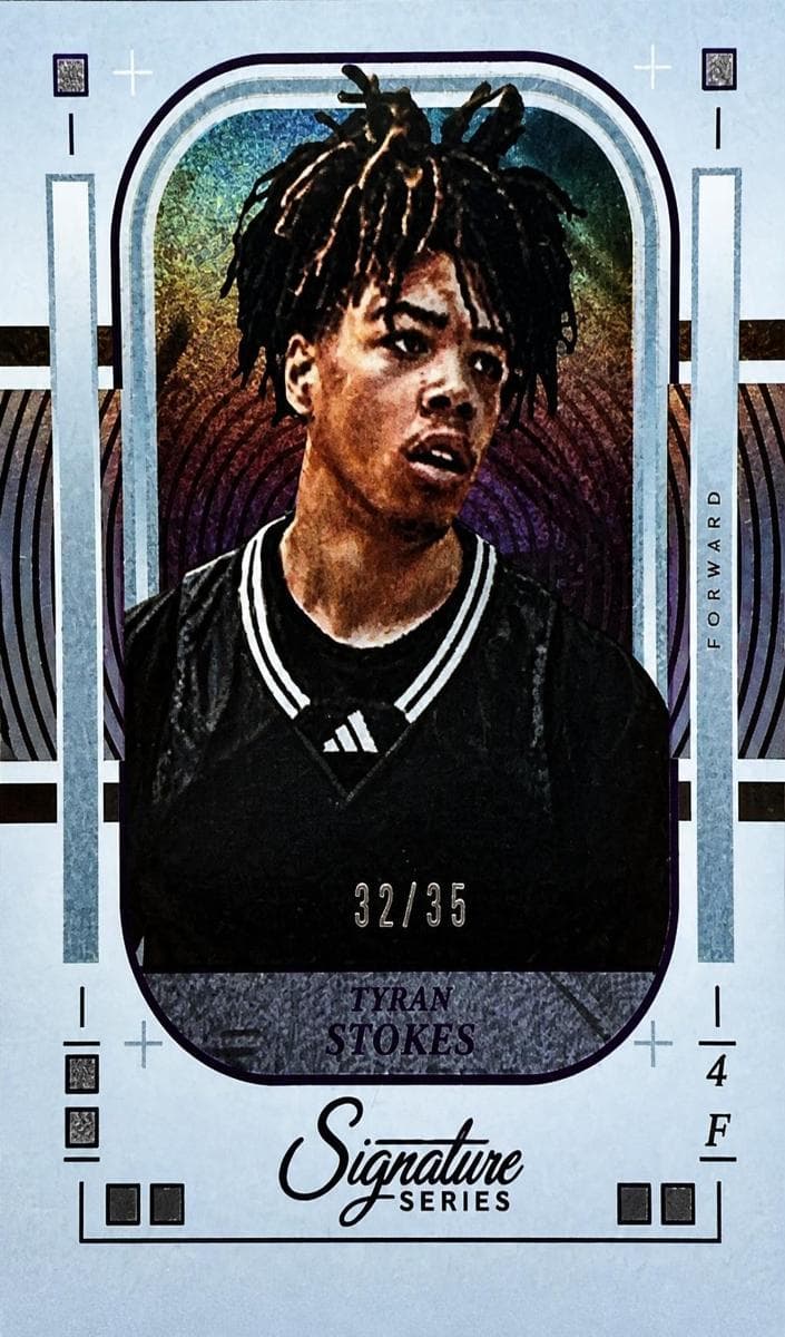 Tyran Stokes trading card