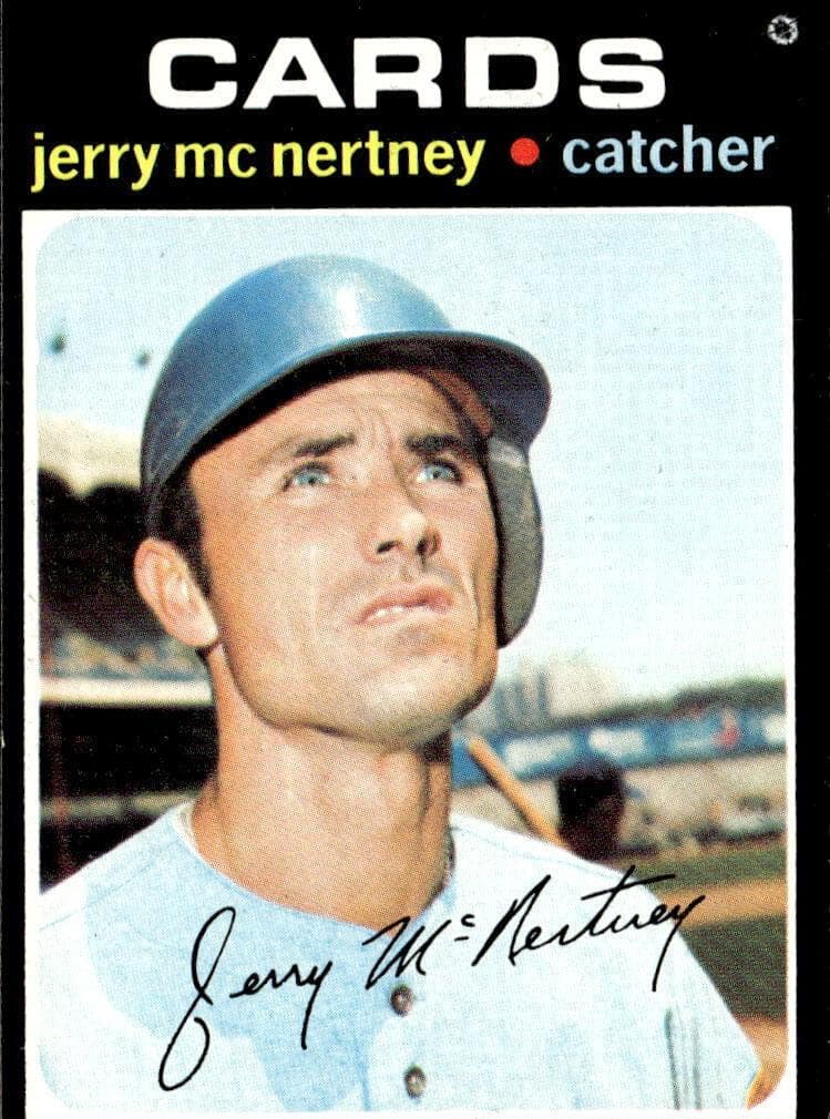 Jerry McNertney 1971 topps Topps