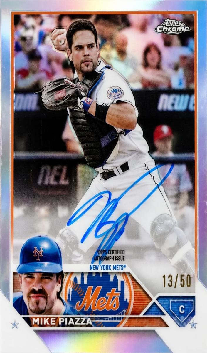 Mike Piazza 2023 topps Topps Chrome