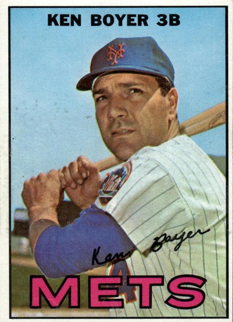 Ken Boyer 1967 topps Topps
