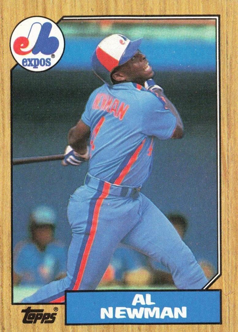 Al Newman trading card