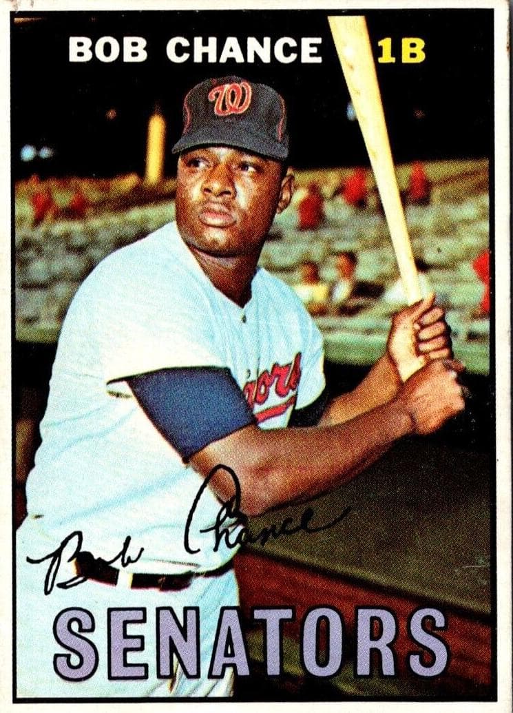 Bob Chance 1967 topps Topps
