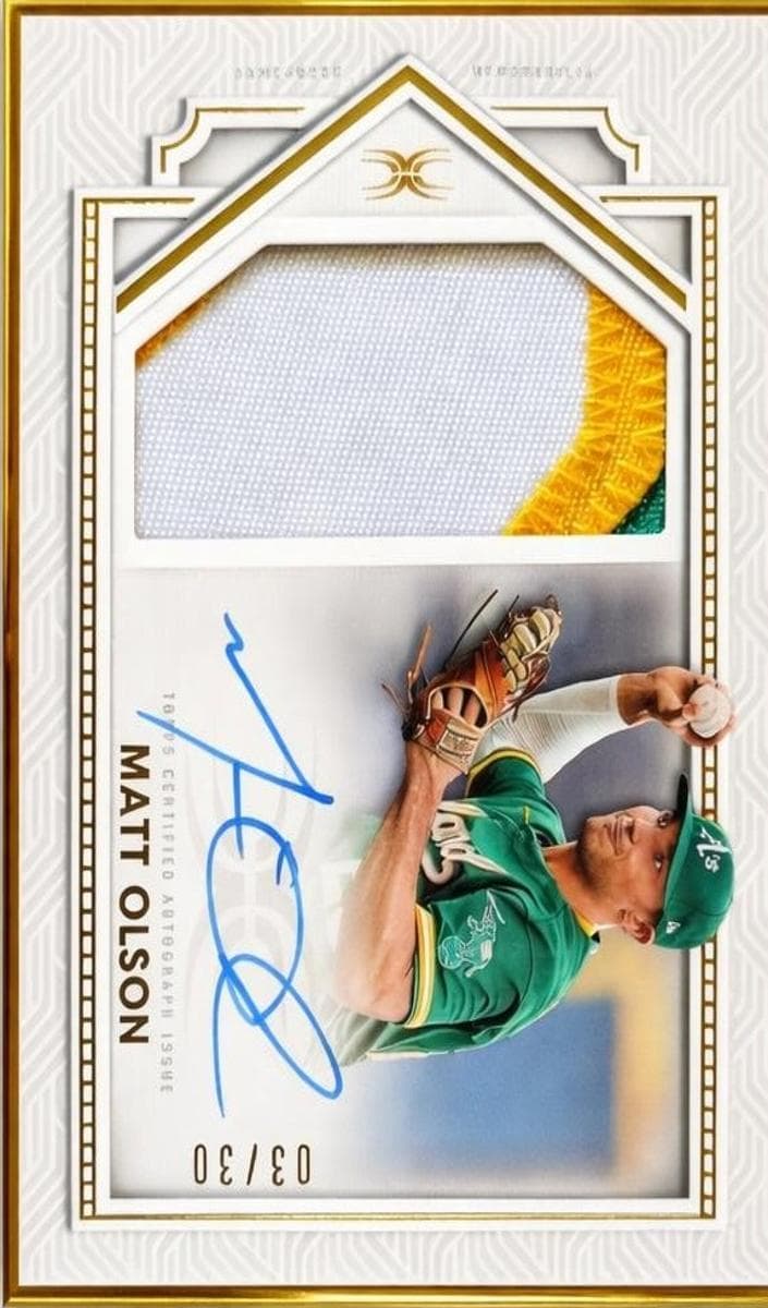 Matt Olson 2022 topps Topps Definitive Collection