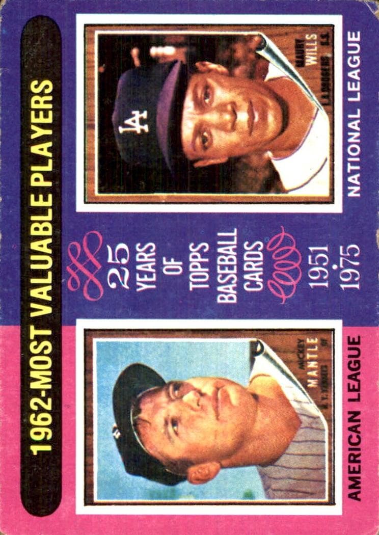 1962 MVPs (Mickey Mantle / Maury Wills) #200
